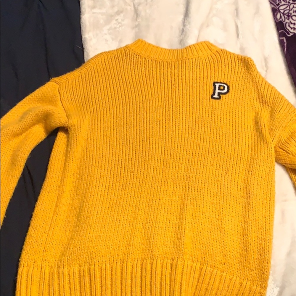 PINK yellow sweater